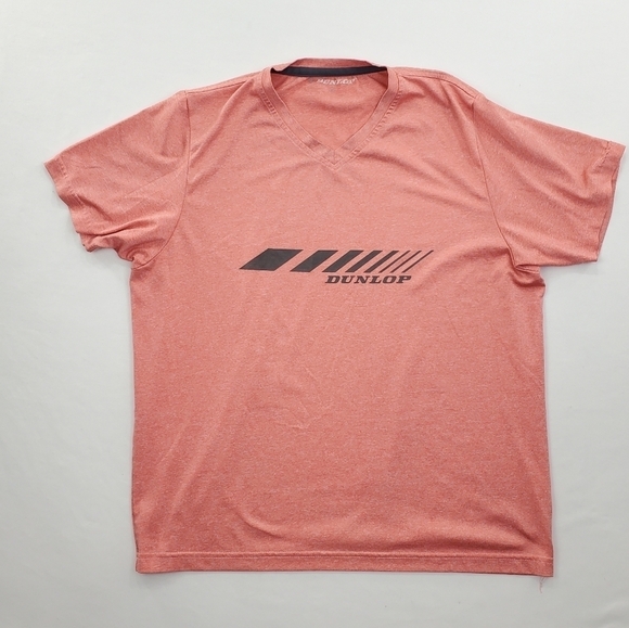 Dunlop Graphic Performance SS T Shirts Men Athletic Bundled Lot (2) Mint Coral - Picture 7 of 15